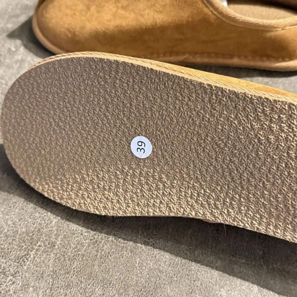 Home Slippers Unisex Memory Foam Soft Comfortable Slippers Warm Non-slip Size 8